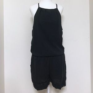 Black Romper Chiffon